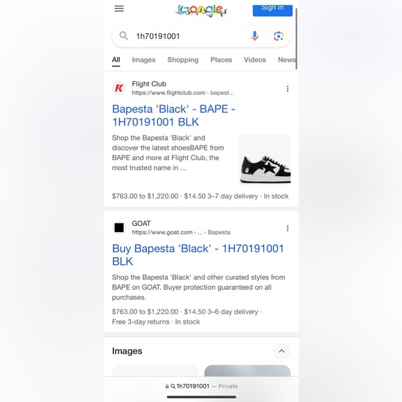 Auth. Bapesta ‘Black’ - Picture 8 of 8